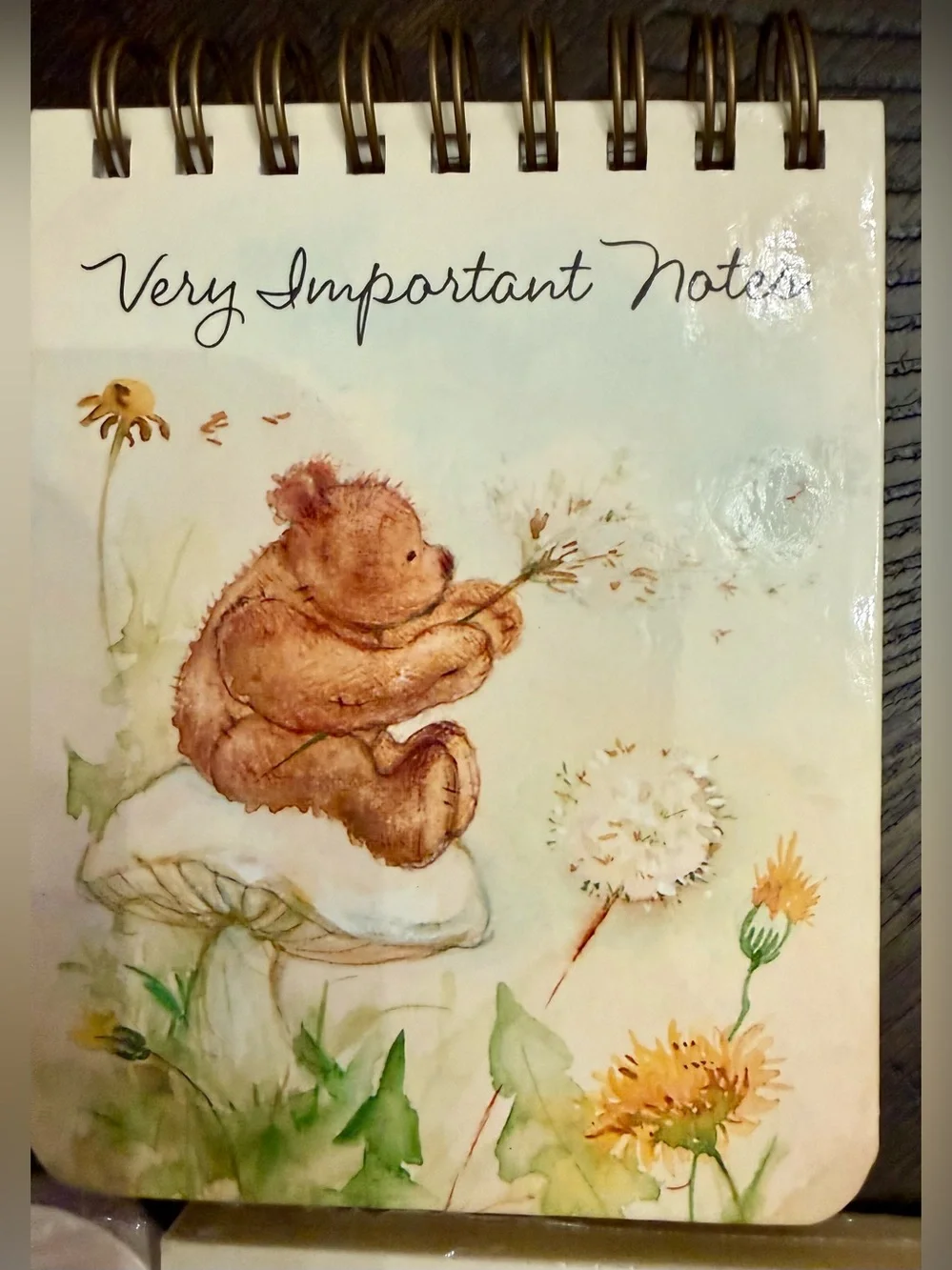 Vintage 1991 Hallmark “Mary’s Bears” Teddy Bear Stationary & Notepad Collection